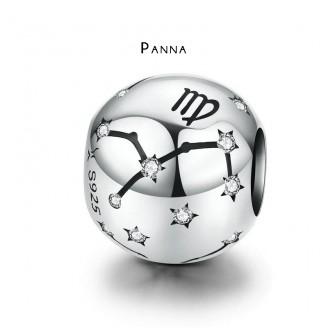 Korálek stříbrný na náramek Pandora "Znamení zvěrokruhu". Ag 925/1000