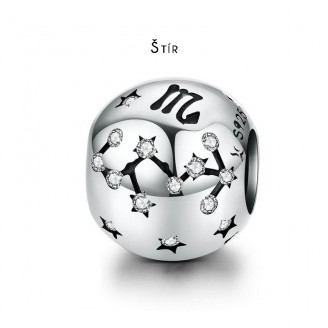 Korálek stříbrný na náramek Pandora "Znamení zvěrokruhu". Ag 925/1000