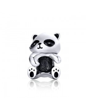 Korálek stříbrný na náramek Pandora "Panda". Ag 925/1000