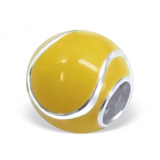 Stříbrný korálek na náramek "Tenisový míček". Ag 925/1000