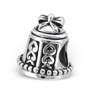 Korálek stříbrný na náramek Pandora "Zvoneček". Ag 925/1000