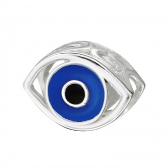 Korálek stříbrný na náramek Pandora "Ďábelské oko". Ag 925/1000