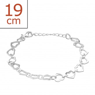 Stříbrný náramek "Cor". Ag 925/1000