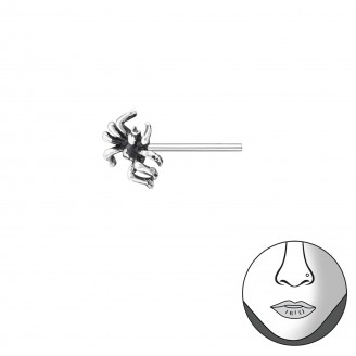 Nosovka rovná stříbrná "Pavouk" . Ag 925/1000