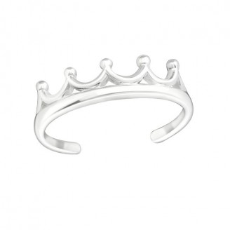 Stříbrný prsten na nohu "Korunka". Ag 925/1000