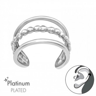 Záušnice stříbrná "Charm". Ag 925/1000, PP