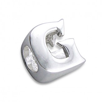 Stříbrný přívěsek na náramek Pandora "Písmeno G". Ag 925/1000