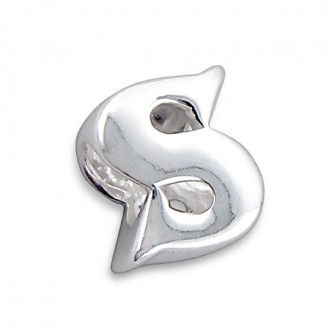 Stříbrný přívěsek na náramek Pandora "Písmeno S". Ag 925/1000