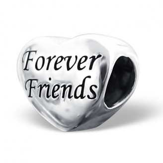 Korálek stříbrný na náramek Pandora "Přátelé navždy". Ag 925/1000