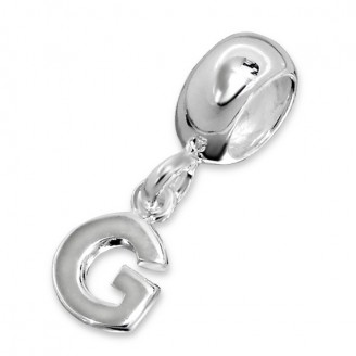 Stříbrný přívěsek na Pandora náramek "Písmeno G". Ag 925/1000