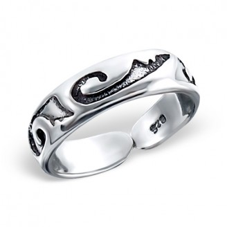 Stříbrný prsten na nohu "Mirri". Ag 925/1000
