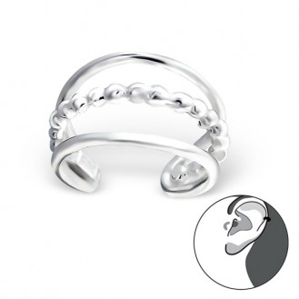 Záušnice stříbrná "Charm". Ag 925/1000